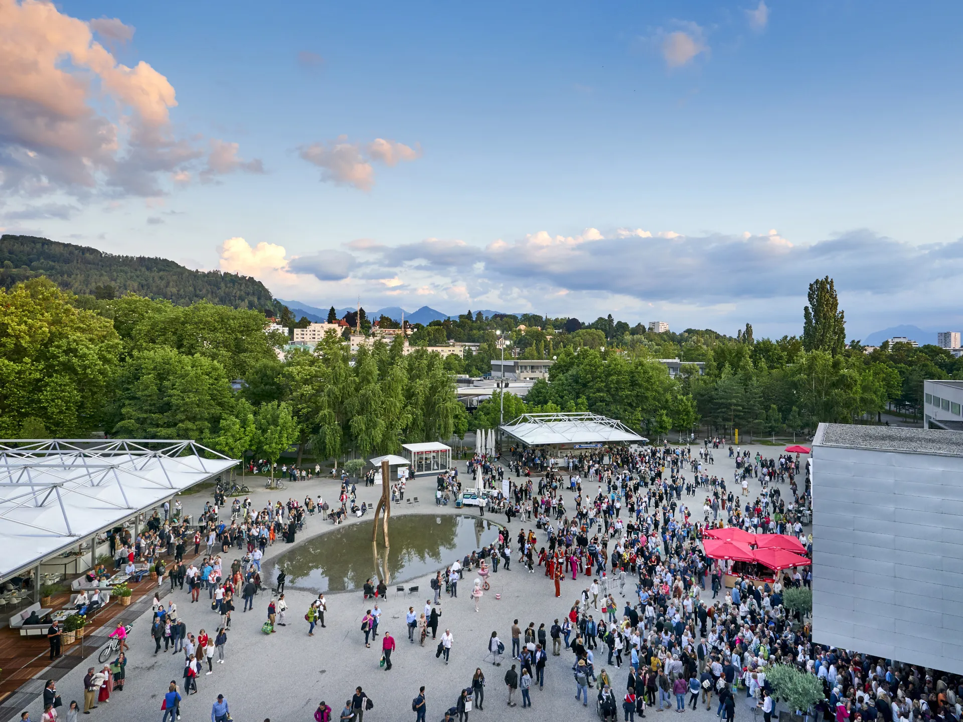 Vorplatz Festspiele Bregenz